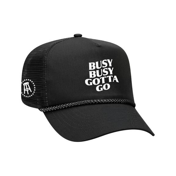Oldie Busy Busy Gotta Go Trucker Hat