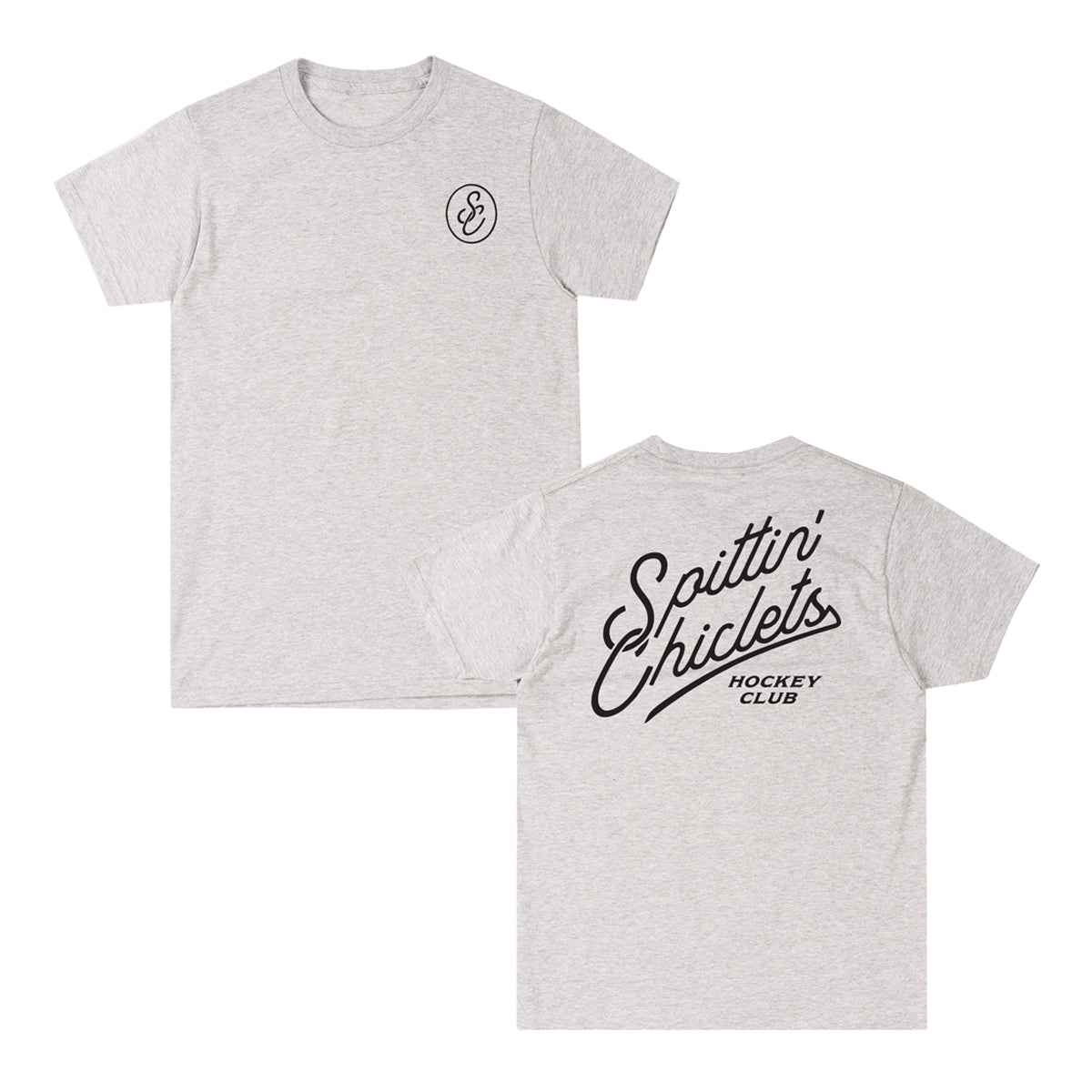 Spittin Chiclets Stacked Script Tee