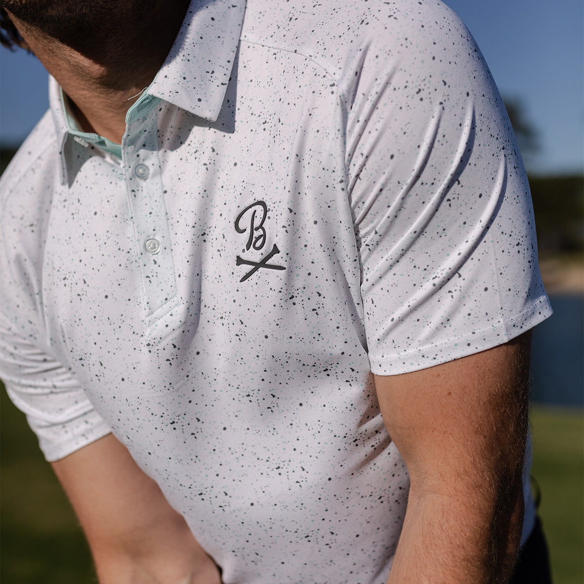 UNRL x Barstool Golf Crossed Tees Extract Polo