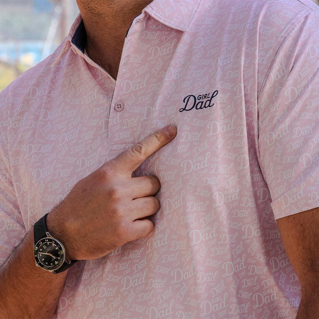 Girl Dad Printed Polo