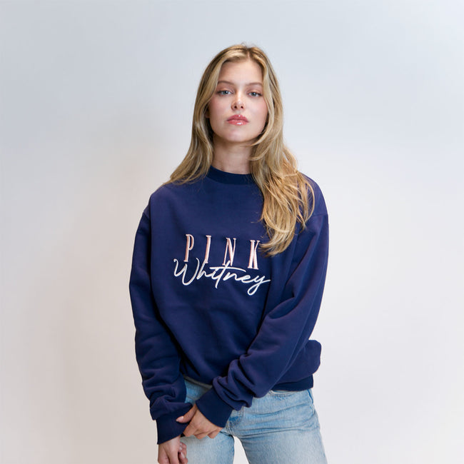 Pink Whitney Butter Fleece Crewneck