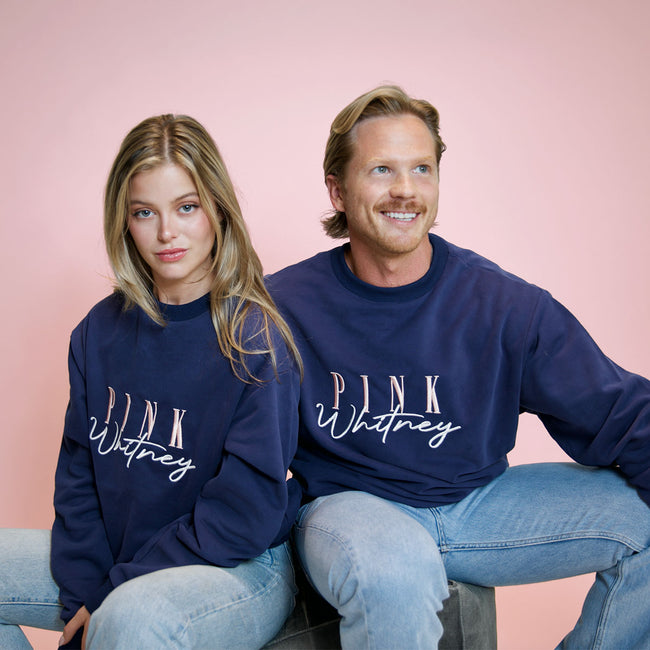 Pink Whitney Butter Fleece Crewneck