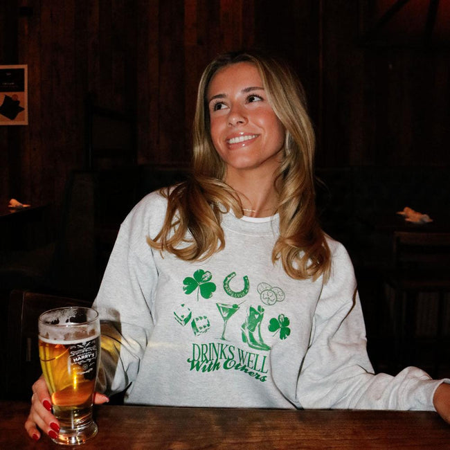 Drinks Well With Others Crewneck