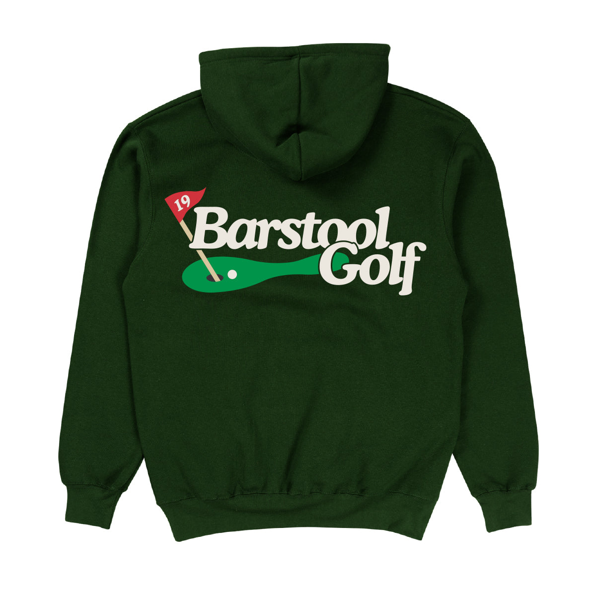 Barstool Golf Left Chest Hoodie Barstool Sports Canada Hoodies Green S