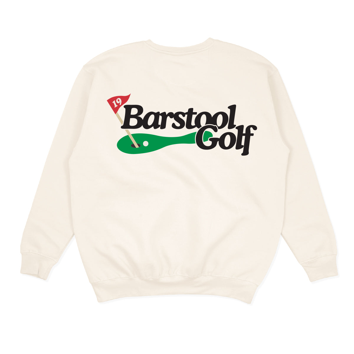 Barstool Golf Left Chest Logo Crewneck