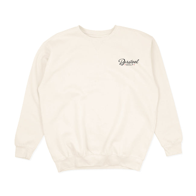 Barstool Golf Left Chest Logo Crewneck