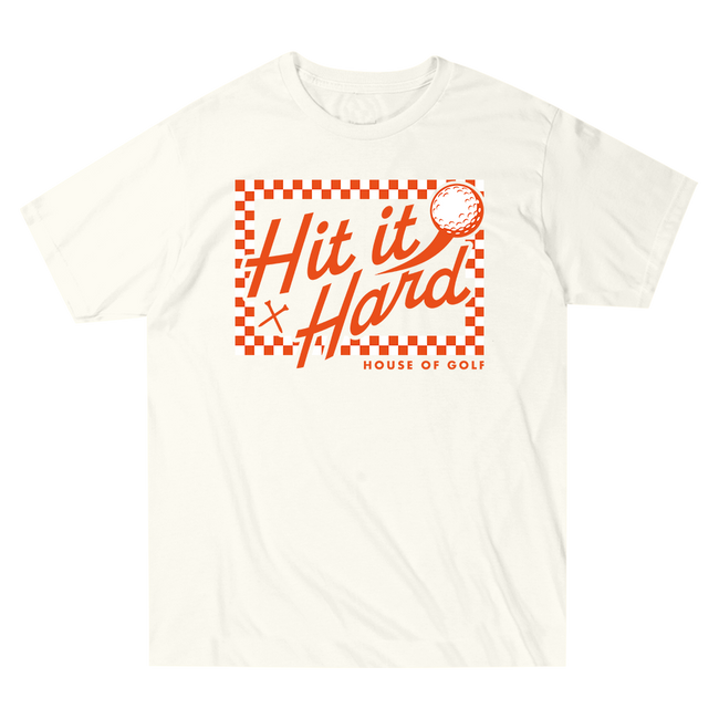 Hit It Hard Checkerboard Tee