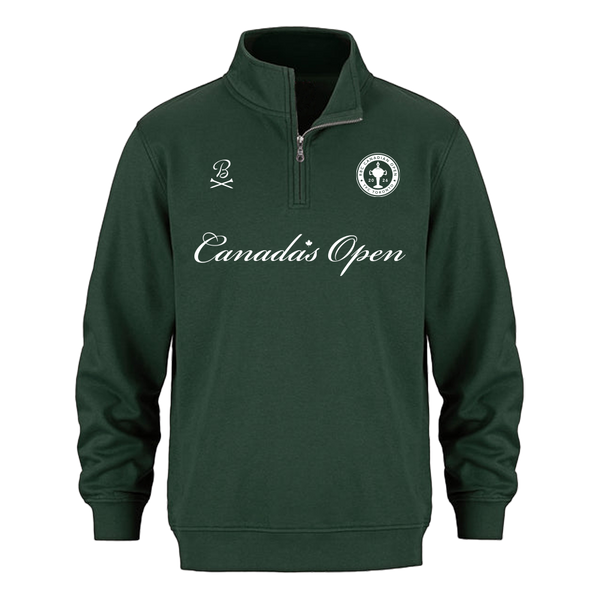 BS Canadian Open Text Quarter Zip - Barstool Sports Canada Pullovers