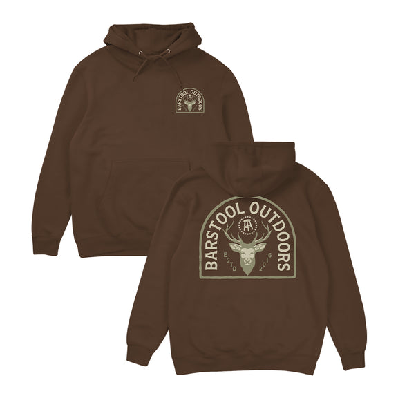 Barstool Outdoors Deer Head Hoodie