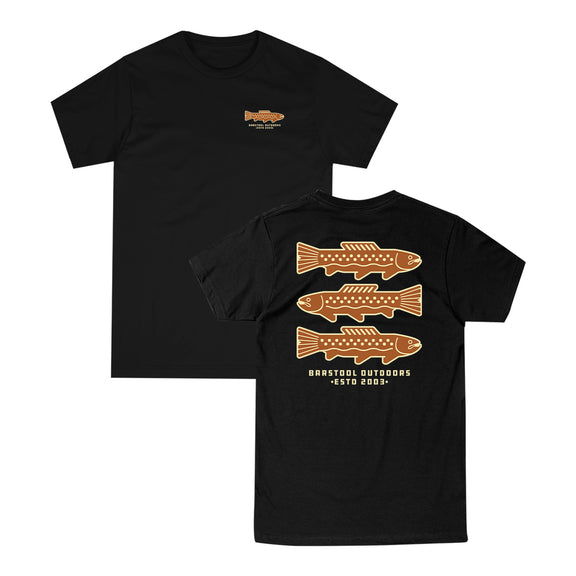 Barstool Outdoors Stacked Trout Tee