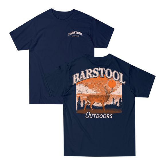 Barstool Outdoors Sunset Deer Tee