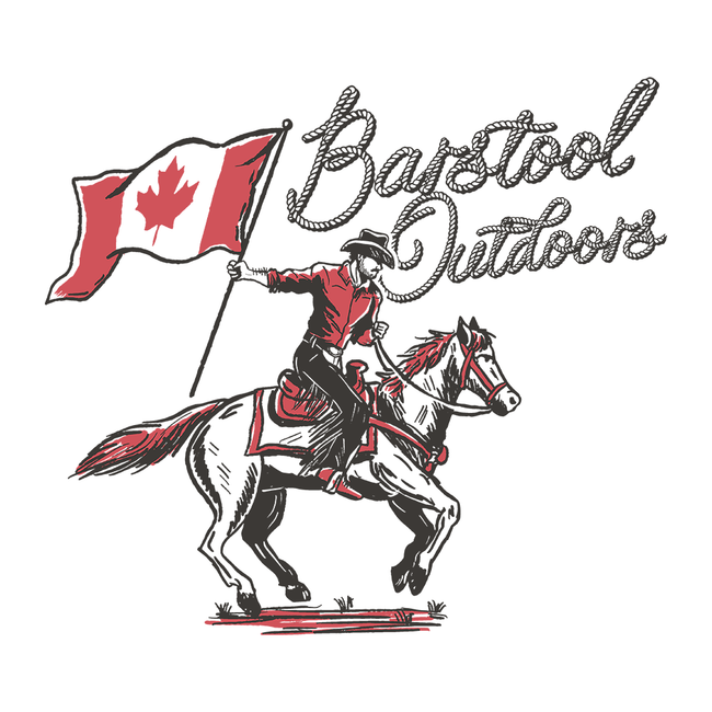Barstool Outdoors Canadian Cowboy Tee