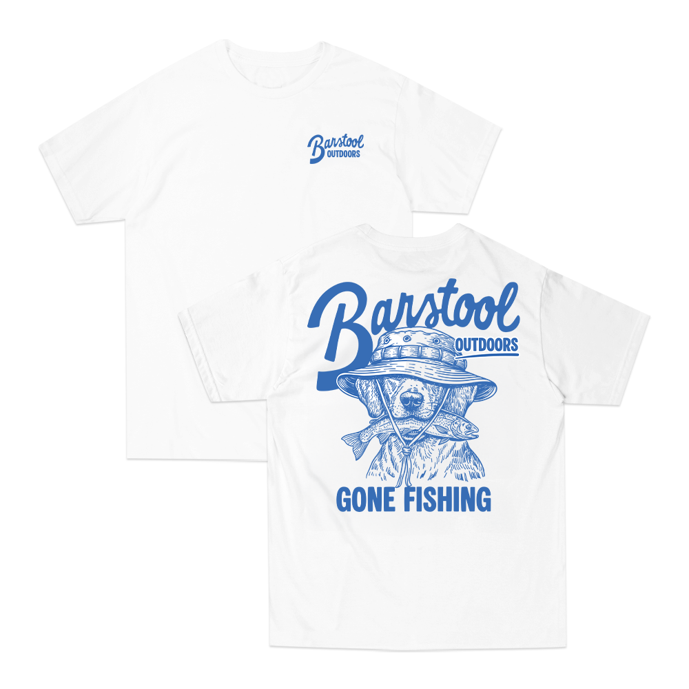 Barstool Outdoors Gone Fishing Tee