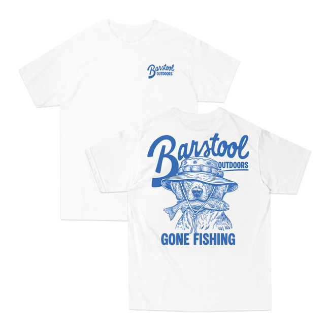 Barstool Outdoors Gone Fishing Tee