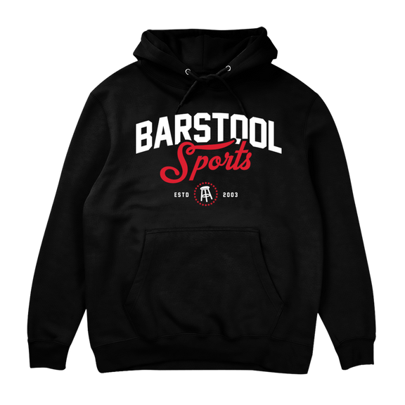 Arched Logo Script Hoodie