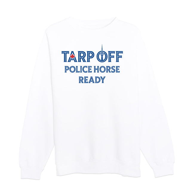 Tarp Off Police Horse Ready Crewneck