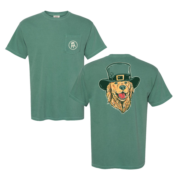 Leprechaun Dog Pocket Tee