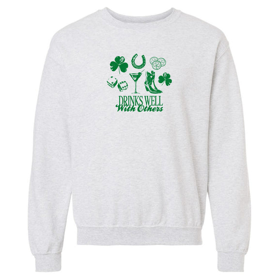 Drinks Well With Others Crewneck