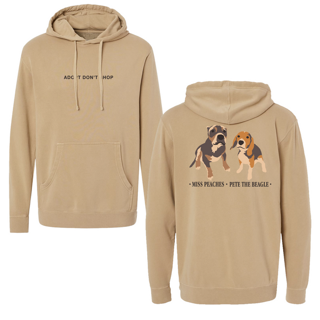 Miss Peaches & Pete The Beagle Hoodie