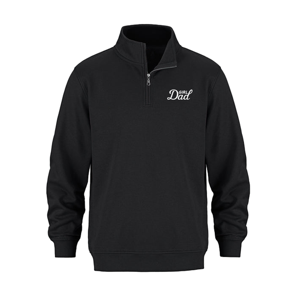 Girl Dad Left Chest Quarter Zip