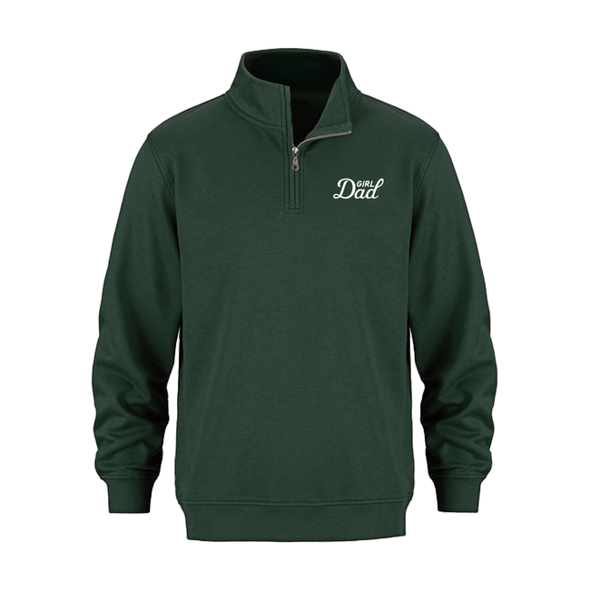 Girl Dad Left Chest Quarter Zip