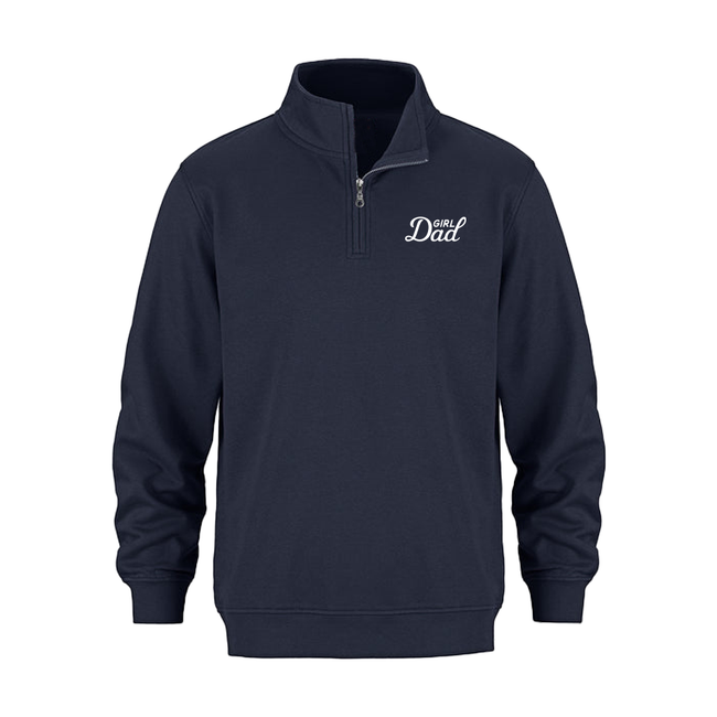 Girl Dad Left Chest Quarter Zip