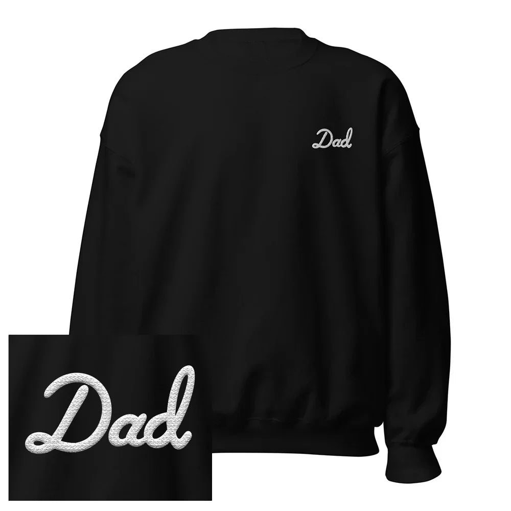 Dad Embroidered Crewneck - Barstool Sports Canada Hoodies