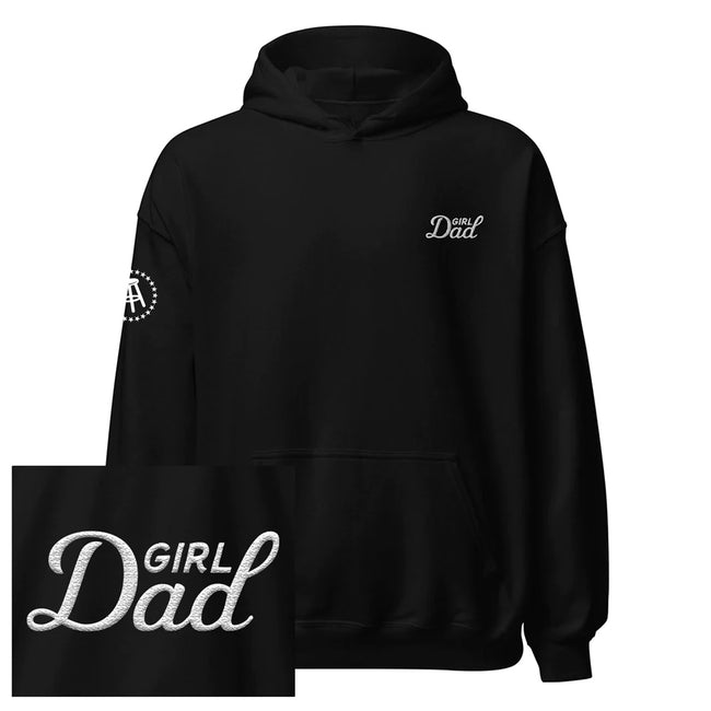 Girl Dad Embroidered Hoodie