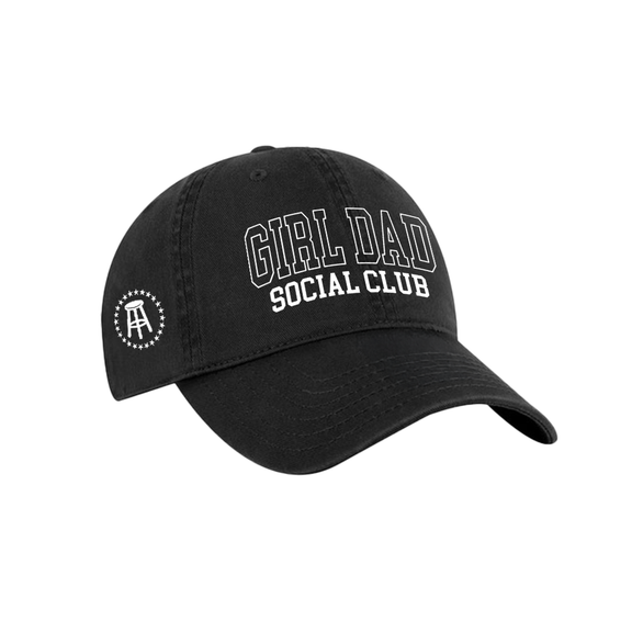 Girl Dad Social Club Embroidered 6 Panel Hat