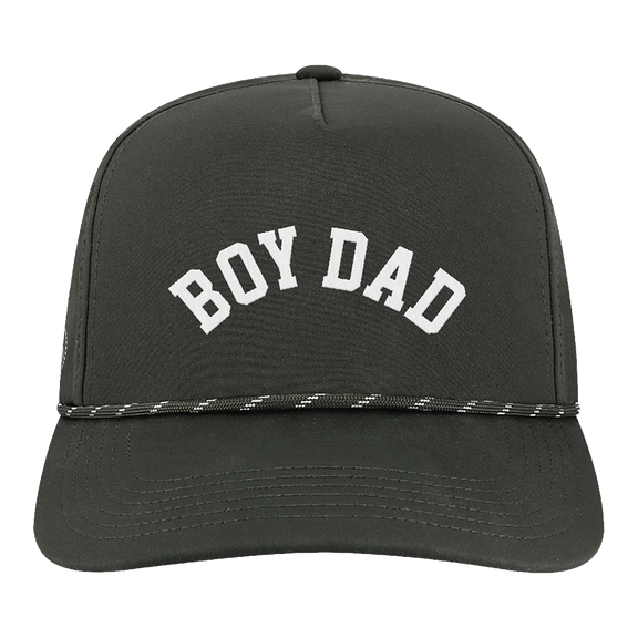 Embroidered Boy Dad Caddy Rope Cap