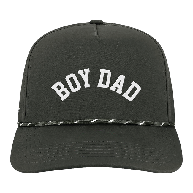 Embroidered Boy Dad Caddy Rope Cap
