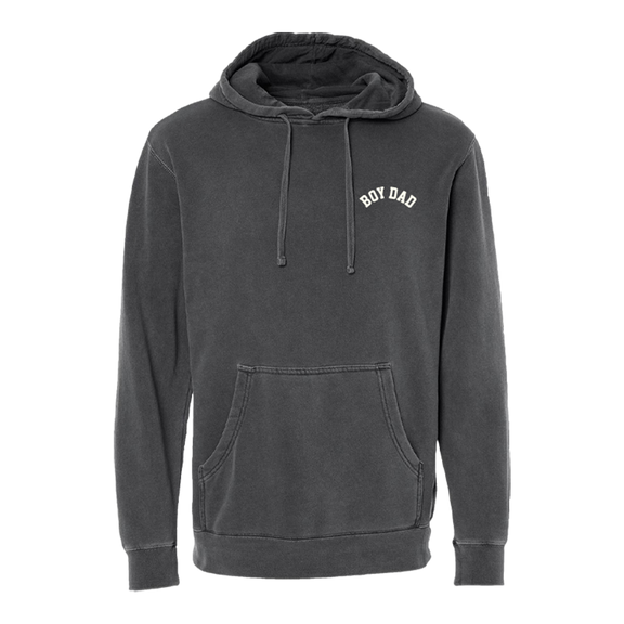 Boy Dad Embroidered Left Chest Hoodie