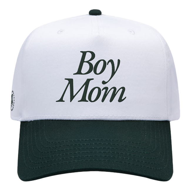 Embroidered Boy Mom 5 Panel Baseball Cap
