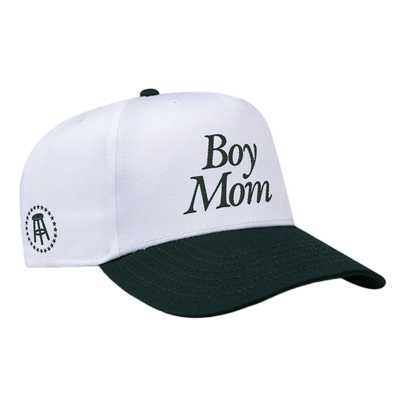 Embroidered Boy Mom 5 Panel Baseball Cap