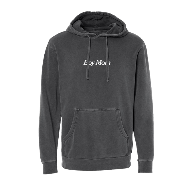 Boy Mom Raised Embroidery Pigment Dyed Hoodie