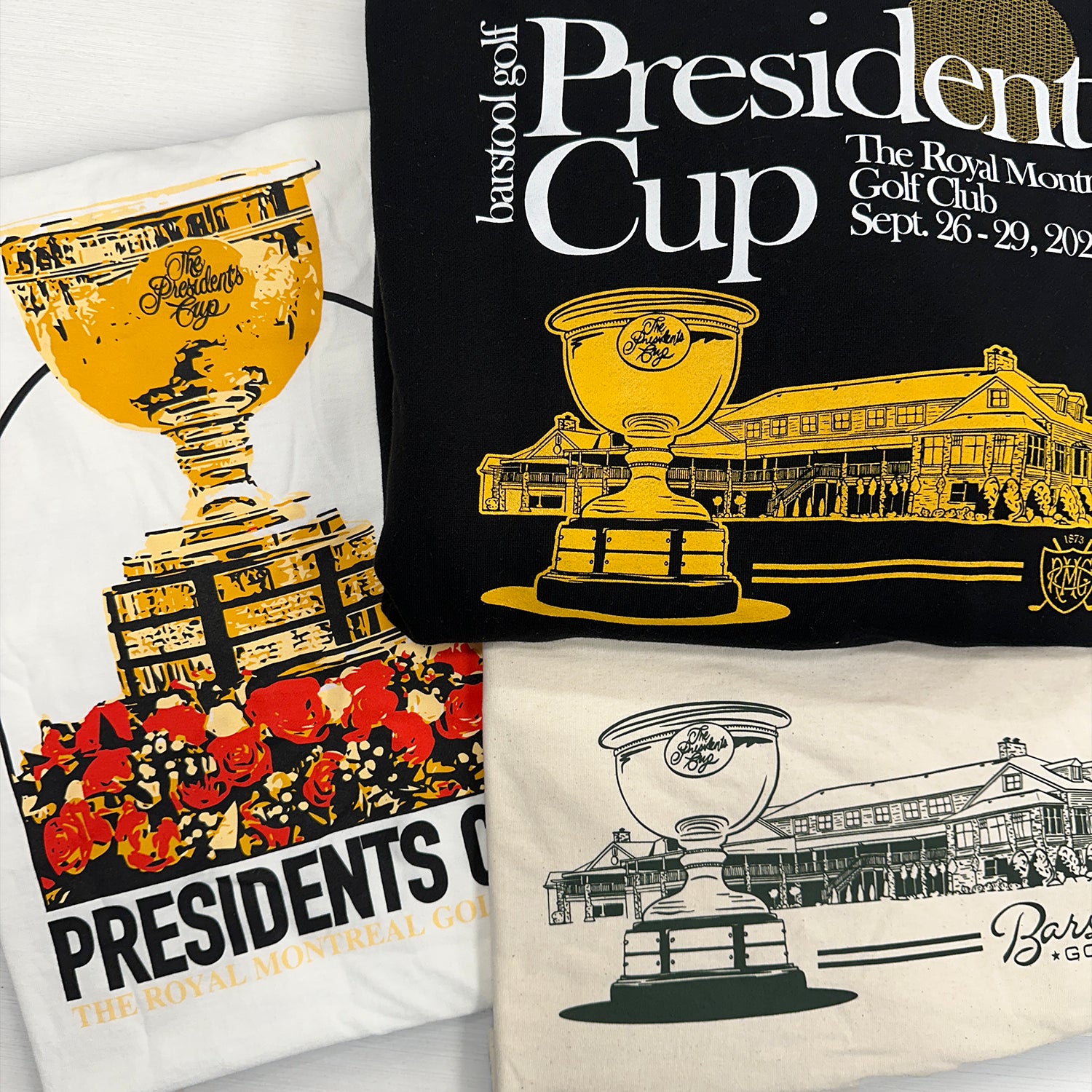 Barstool Golf x Presidents Cup Trophy & Flowers Tee