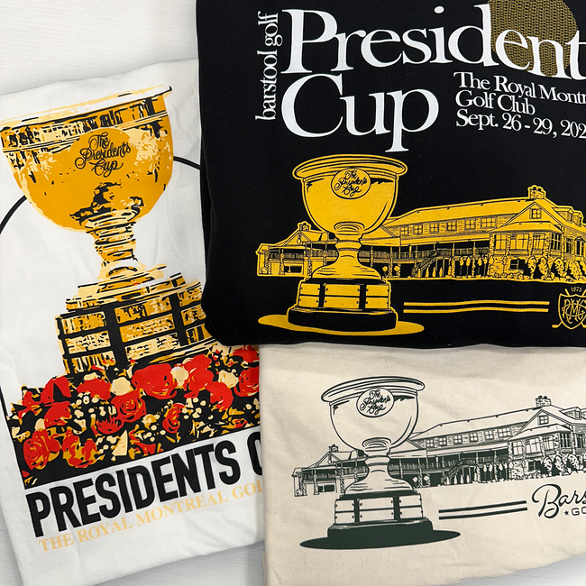 Barstool Golf x Presidents Cup Trophy Tee