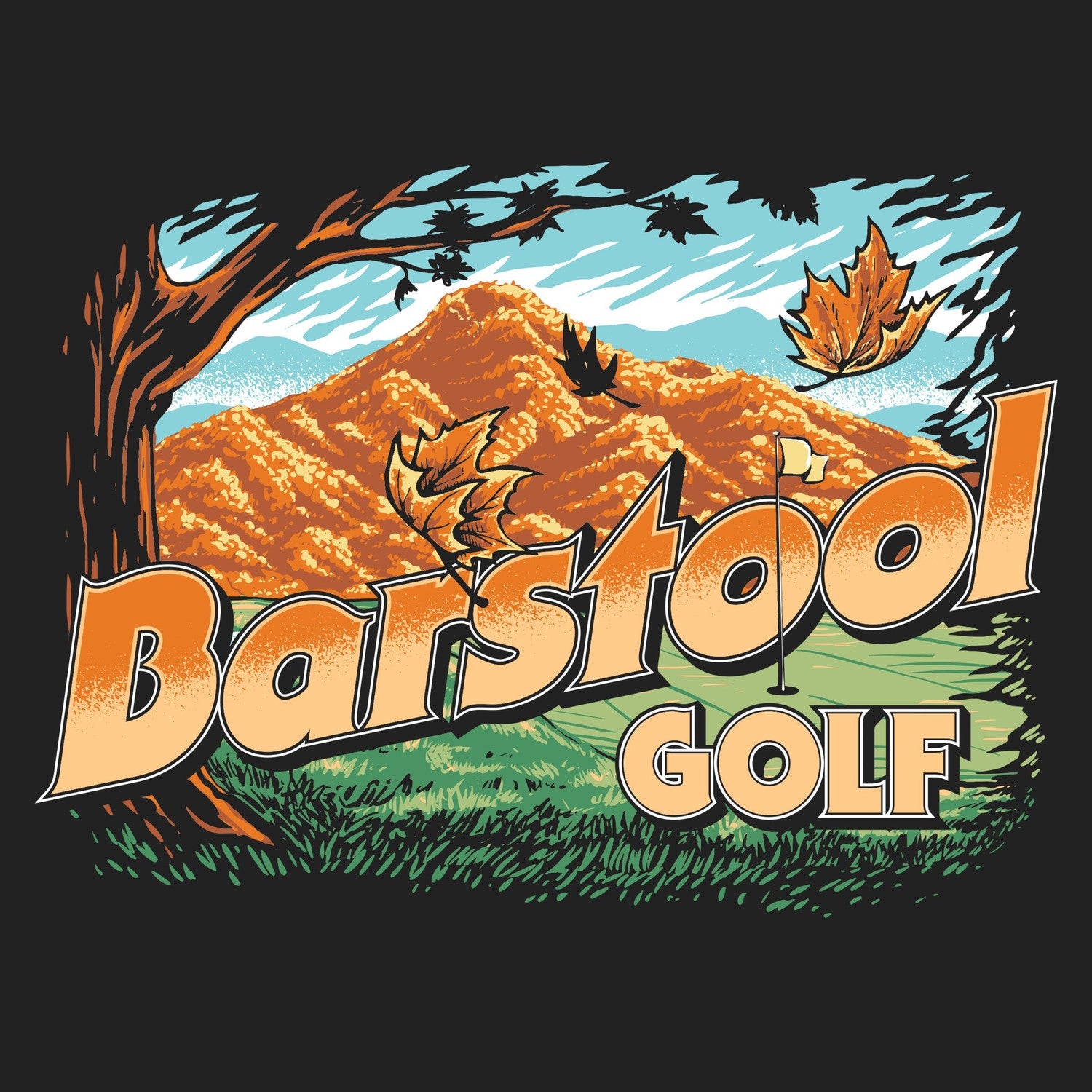 Barstool Golf Fall Long Sleeve Tee