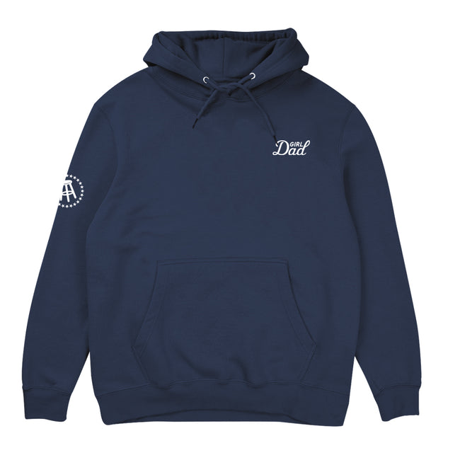 Girl Dad Left Chest Hoodie