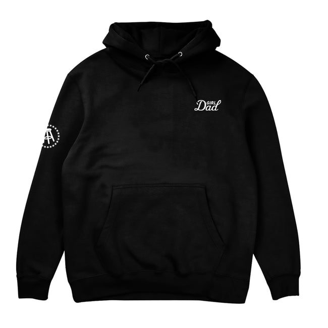 Girl Dad Left Chest Hoodie