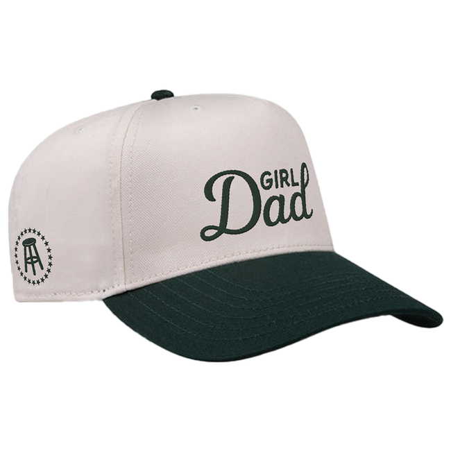 Embroidered Girl Dad 5 Panel Baseball Cap