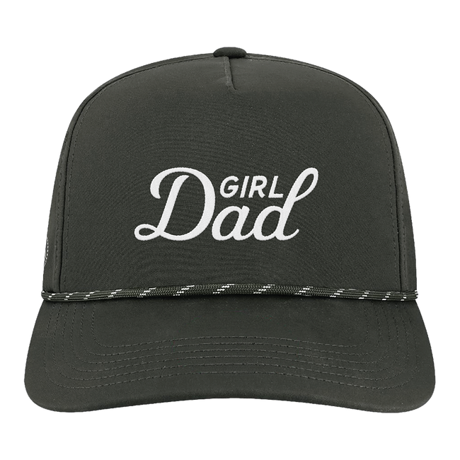 Embroidered Girl Dad Caddy Rope Cap