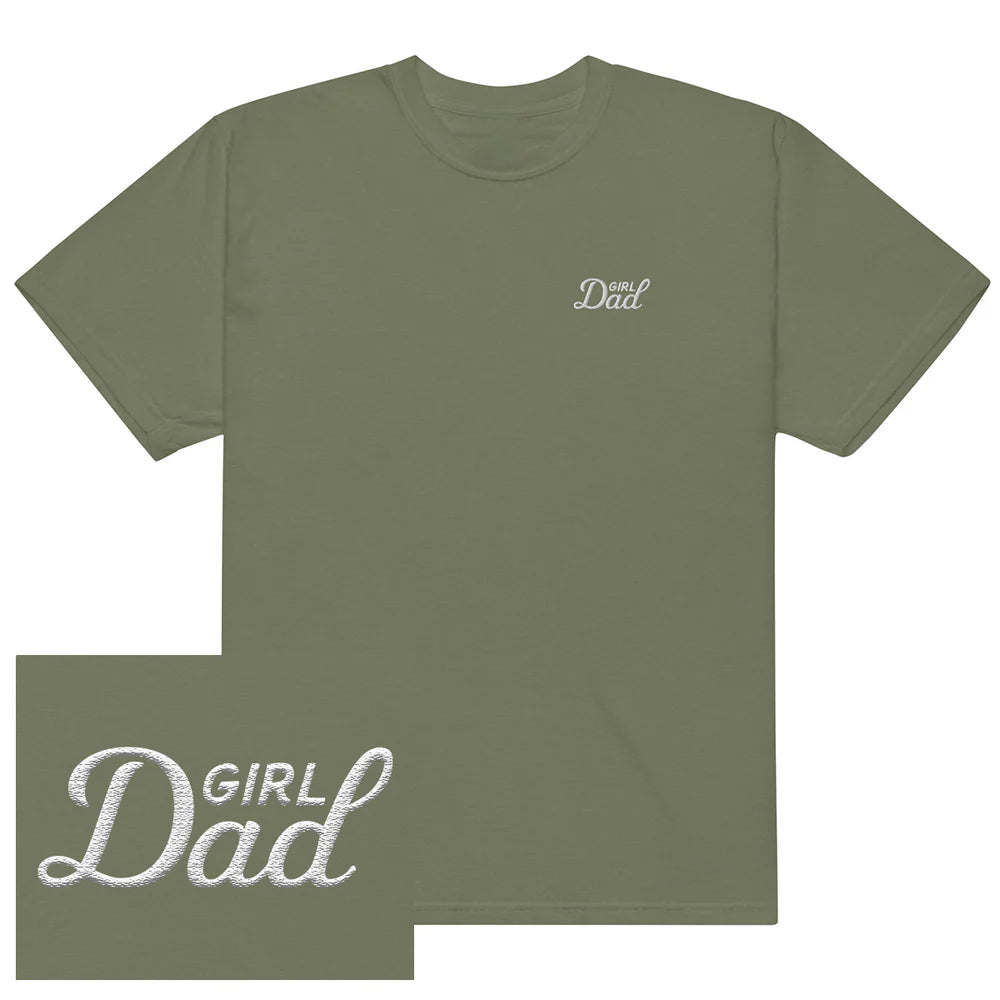 Girl Dad Embroidered Tee