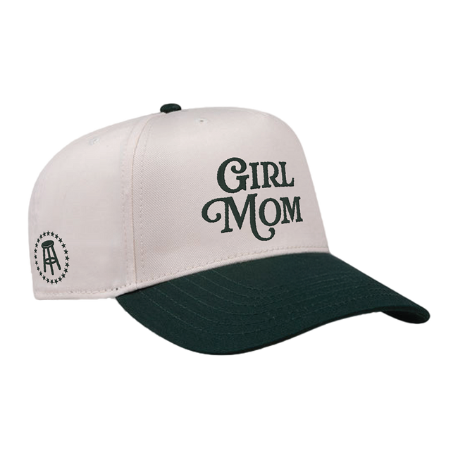 Raised Embroidery Girl Mom 5 Panel Baseball Cap