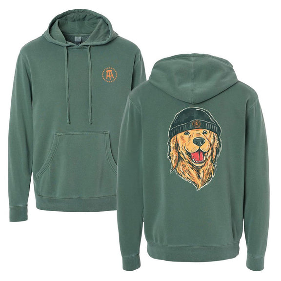 Winter Dog Pigment Dyed Hoodie