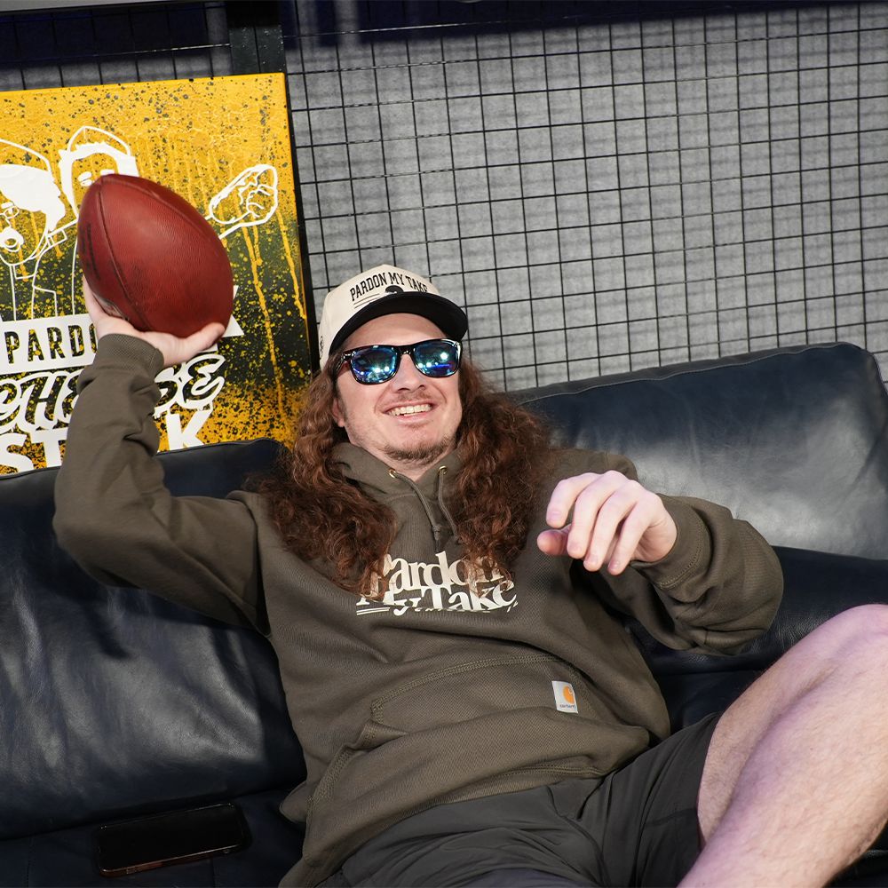 Long Hair Skate Snapback Pardon My Take 47 Roscoe HITCH Snapback