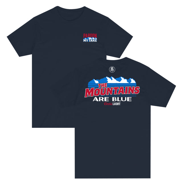 Mountains Are Blue Tee