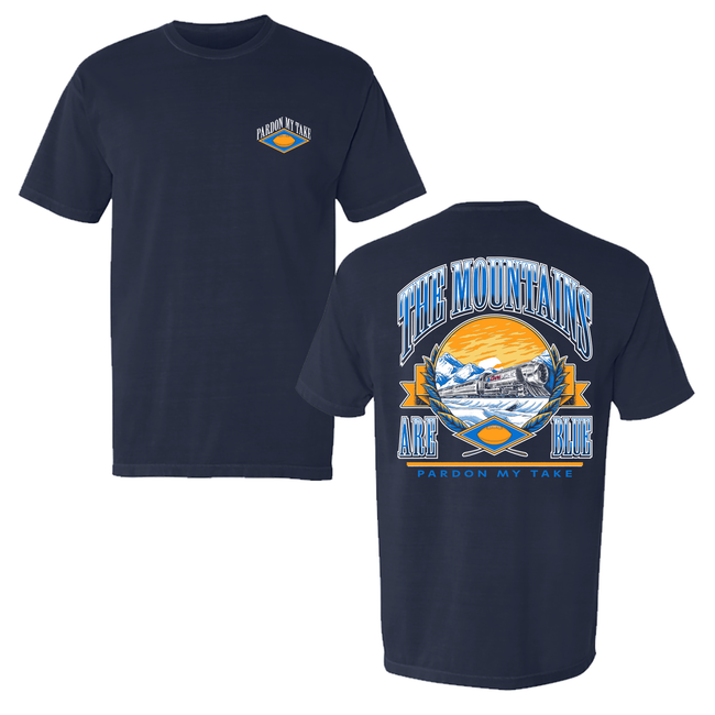 Coors x Pardon My Take The Mountains Are Blue Train Tee