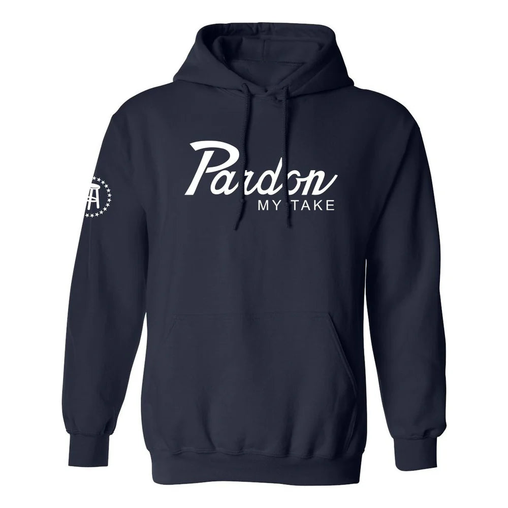 Pardon My Take Script Logo Hoodie