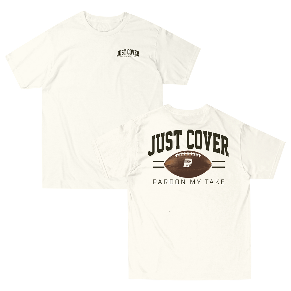Just Cover Football Tee